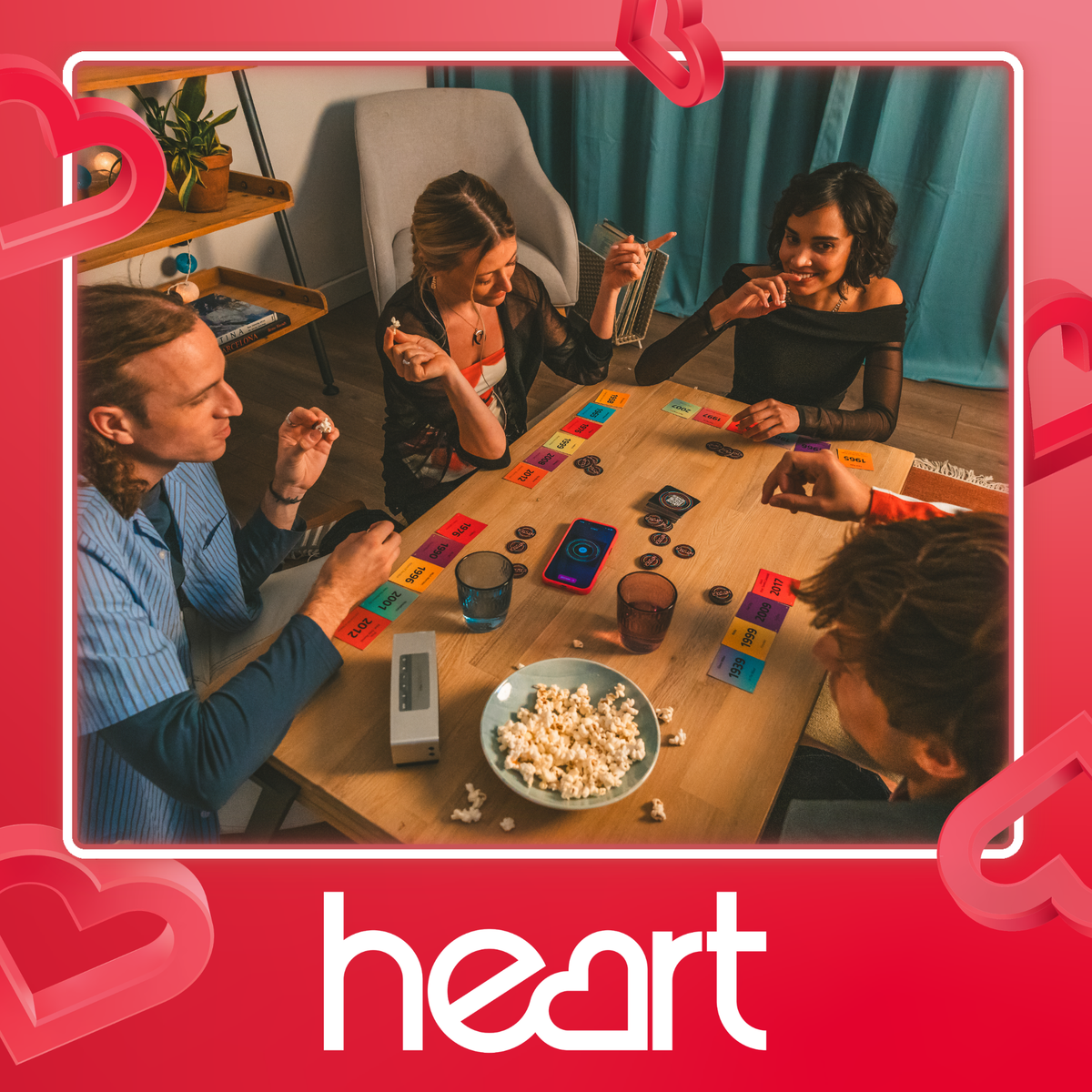 HITSTER: The Heart Edition, Feel-Good Music Party Game