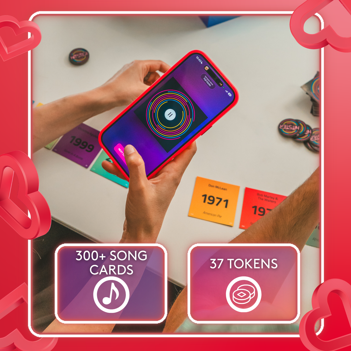 HITSTER: The Heart Edition, Feel-Good Music Party Game