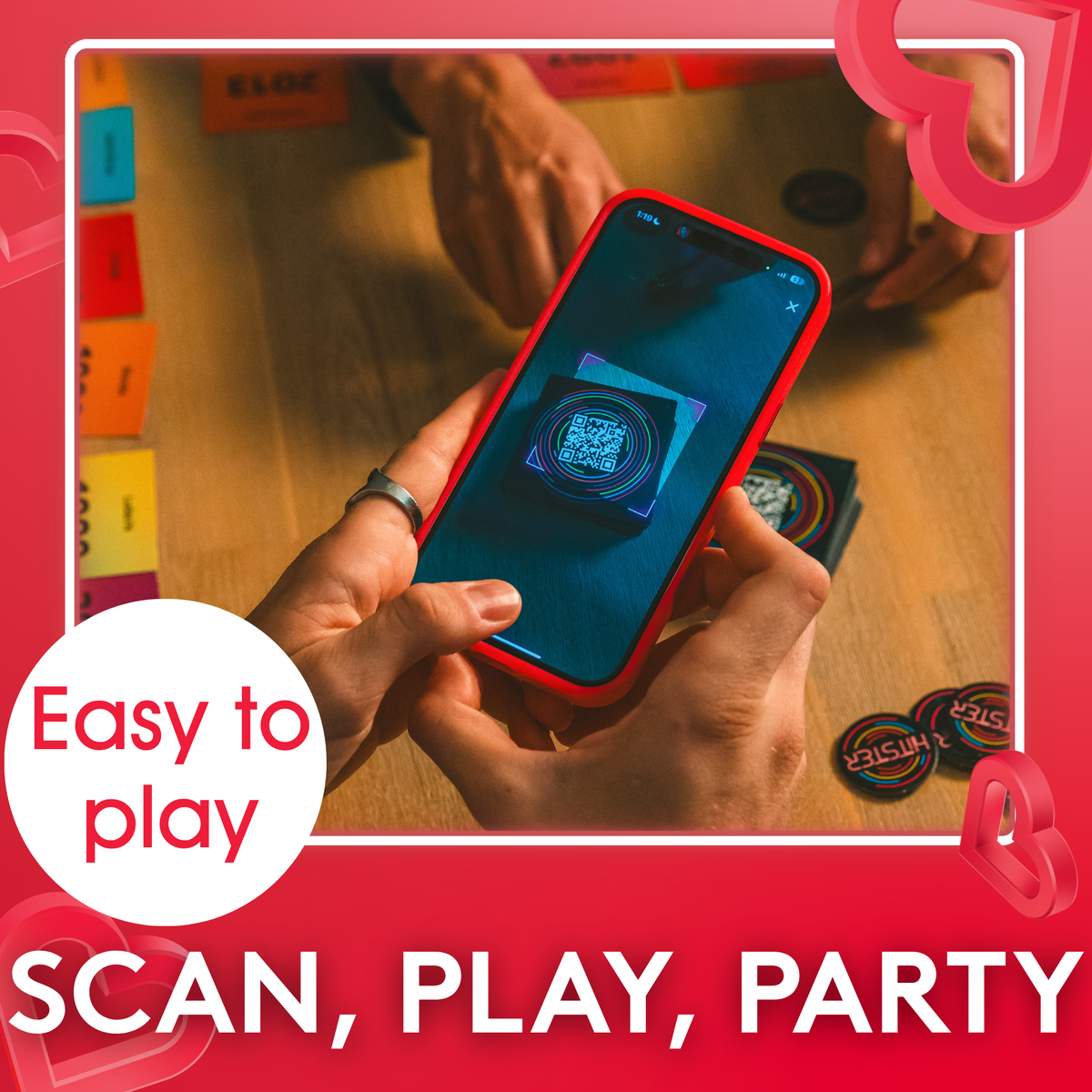 HITSTER: The Heart Edition, Feel-Good Music Party Game