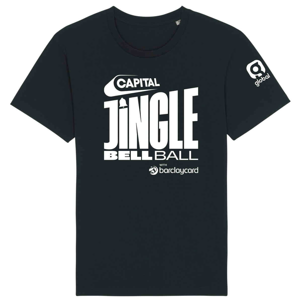Jingle Bell Ball 25 Event Black Kids T-Shirt