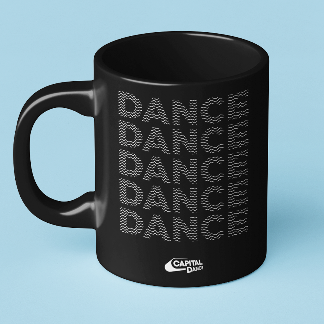 Capital Dance Black Matte Mug