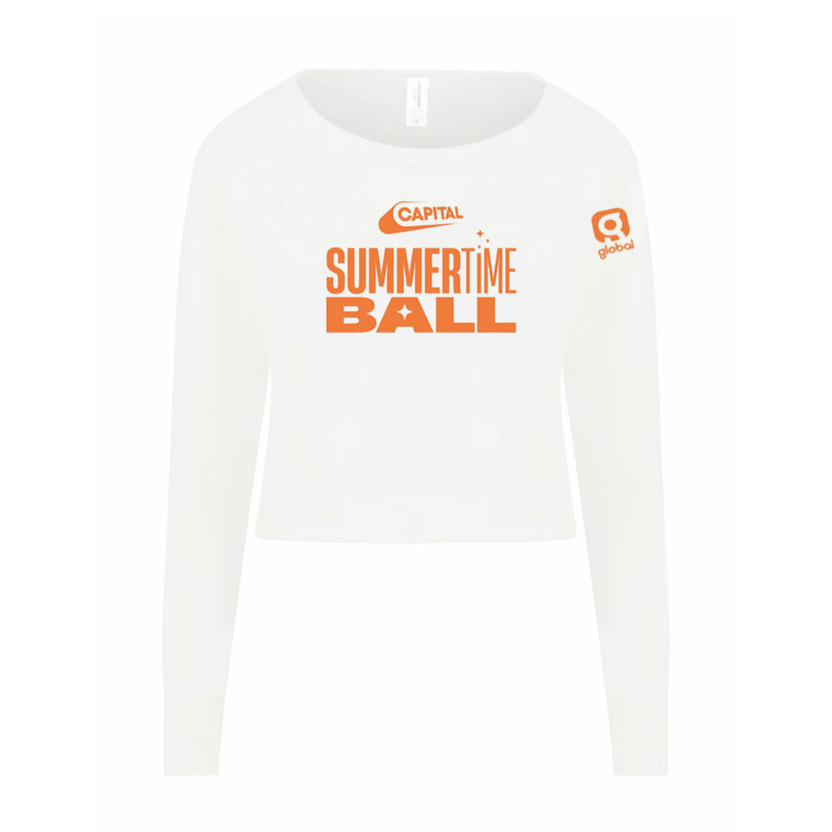 Summertime Ball Cropped Top Sweatshirt