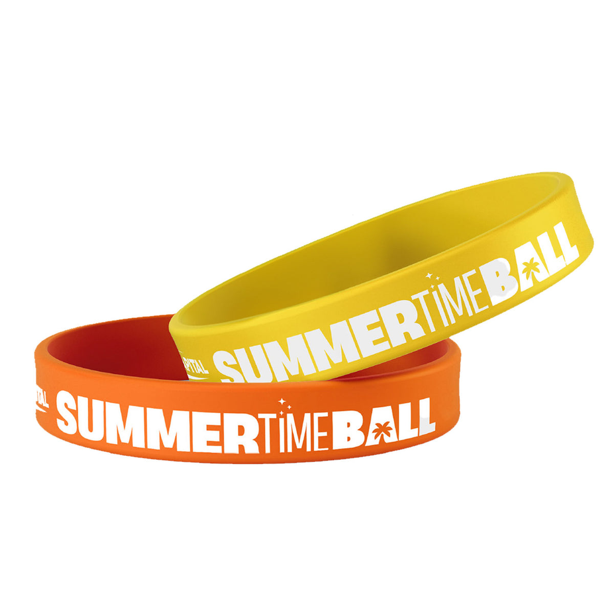 STB 2024 Silicone Wristbands  (Orange/Yellow)