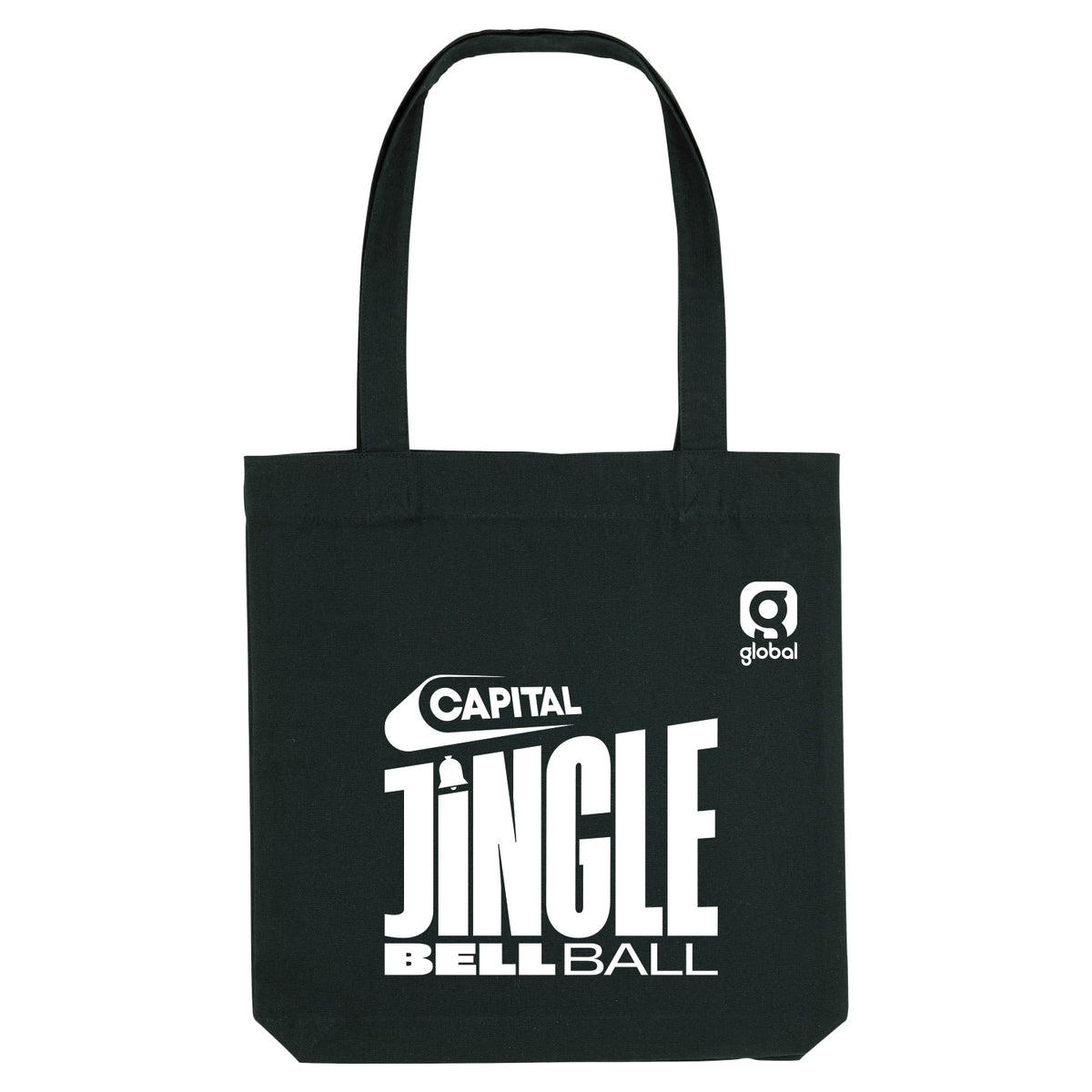 Jingle Bell Ball 2025 Black Tote