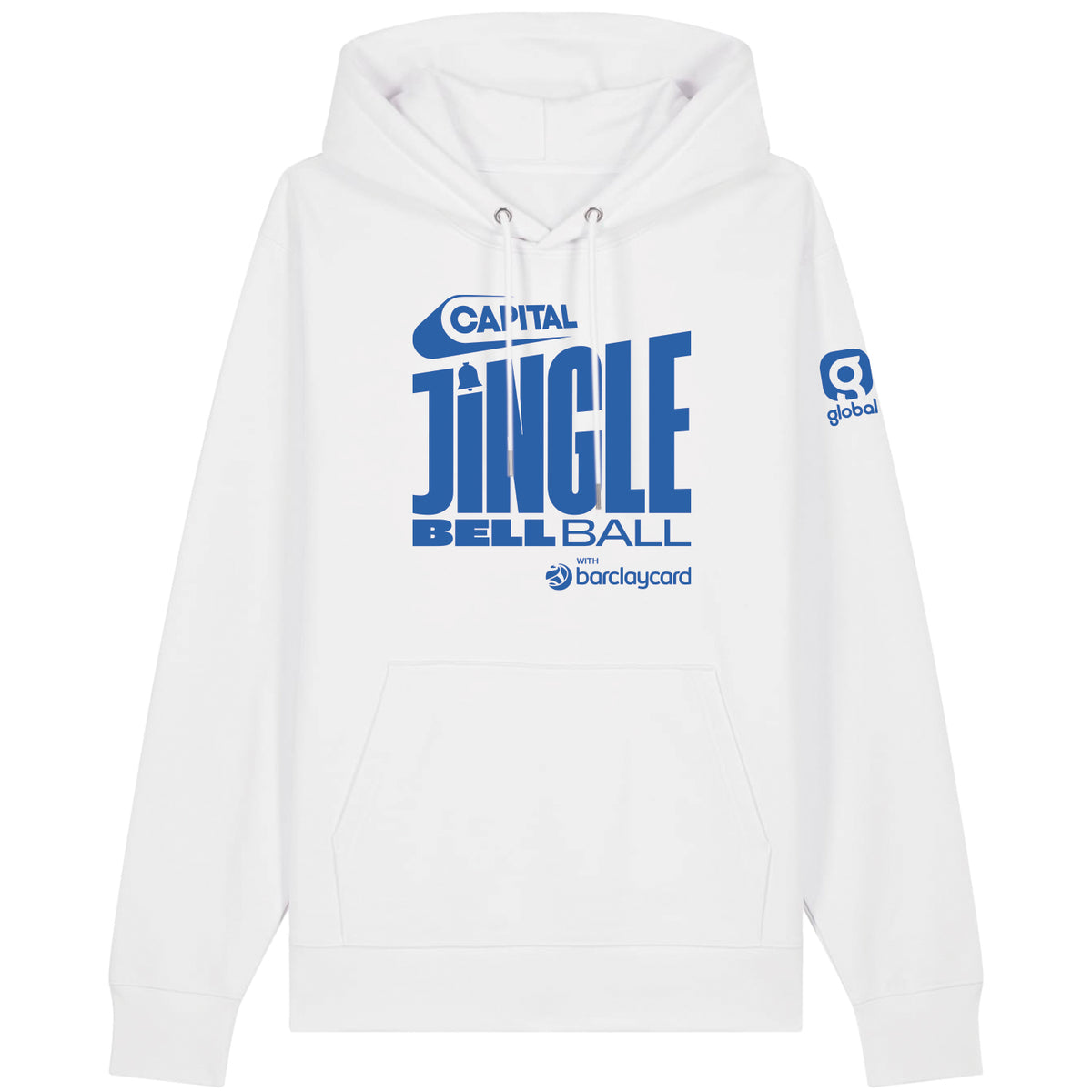 Jingle Bell Ball 25 Event White Unisex Hoodie
