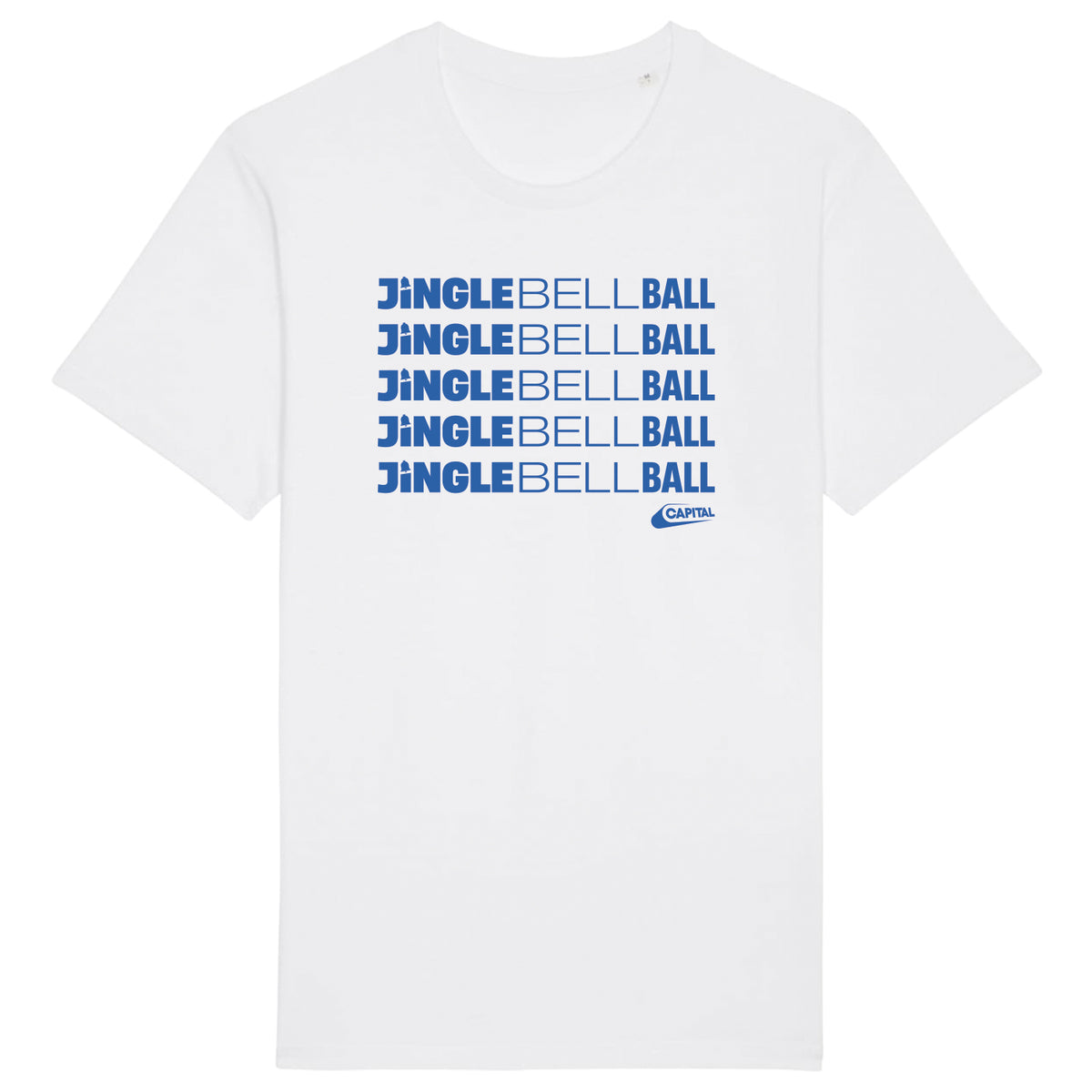 Jingle Bell Ball 25 X5 White Unisex T-Shirt