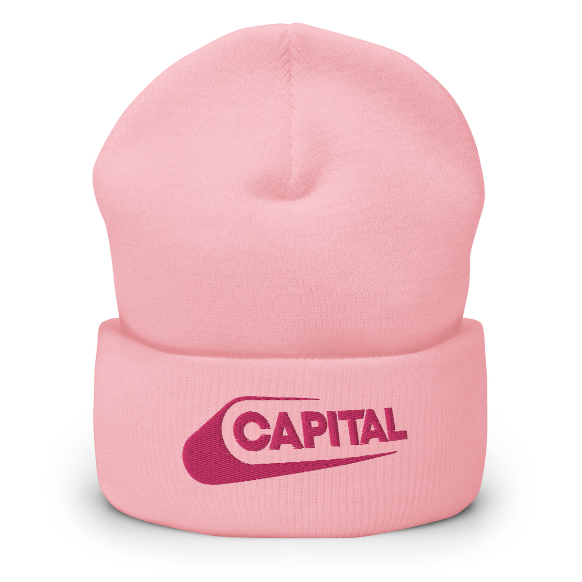 Capital Pink/Pink Cuffed Beanie