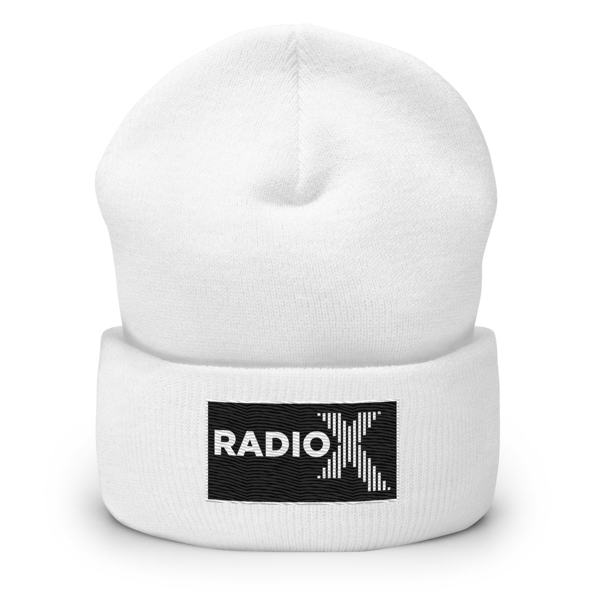 Radio X Black/White Cuffed Beanie