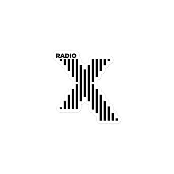 Radio X (Black Logo) Sticker - Global Store