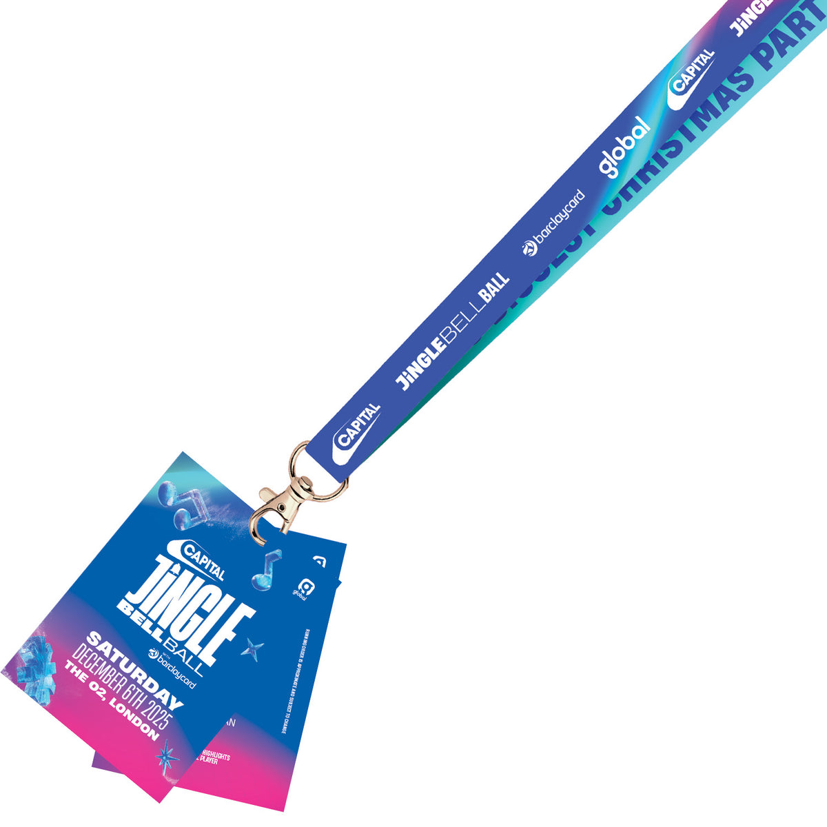Jingle Bell Ball 2025 SATURDAY Lanyard