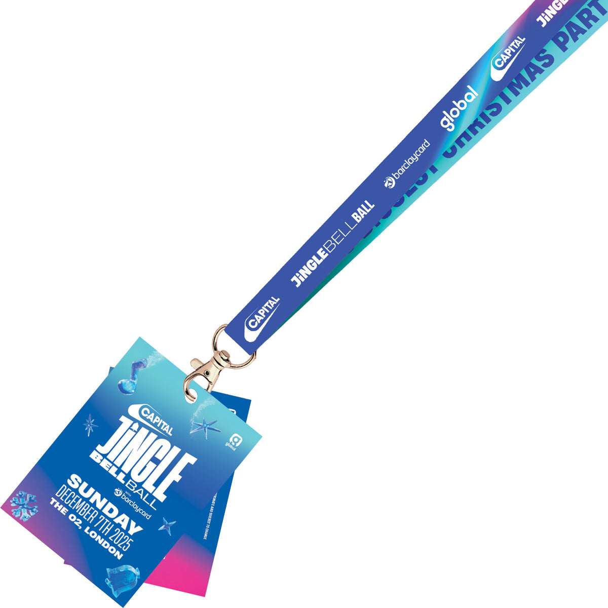 Jingle Bell Ball 2025 SUNDAY Lanyard