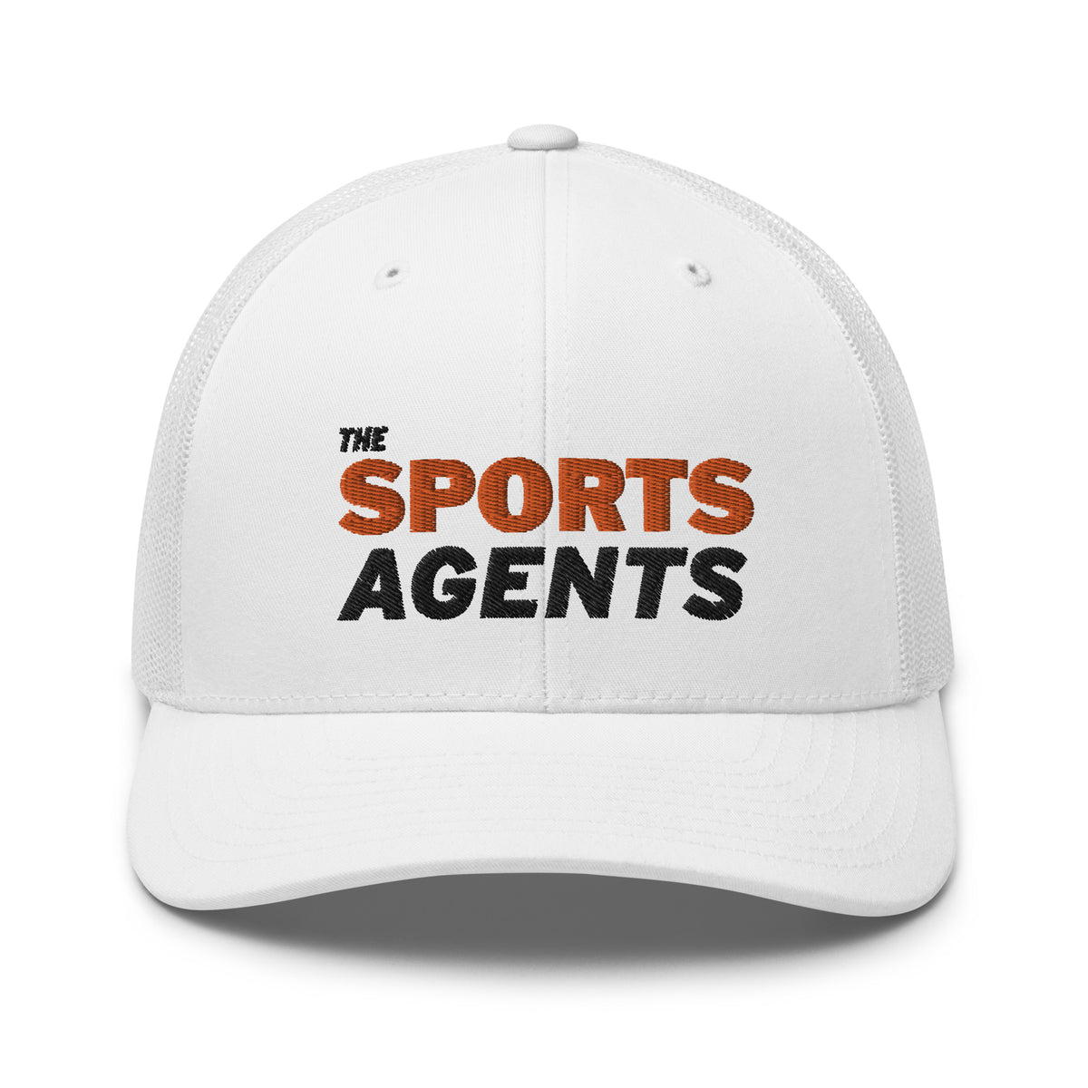 The Sports Agents White Trucker Cap