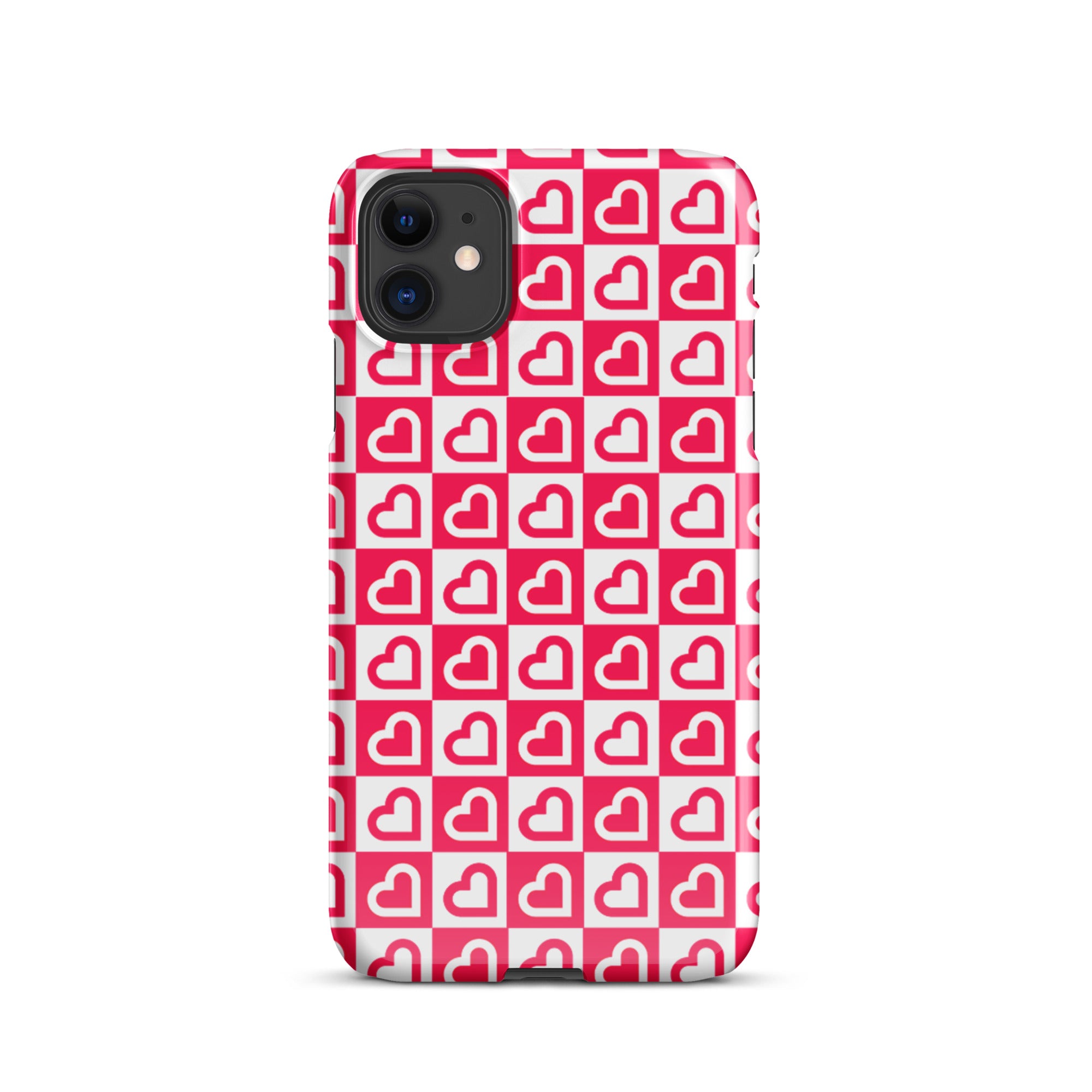 Heart Checkerboard iPhone® Snap Case Global Store
