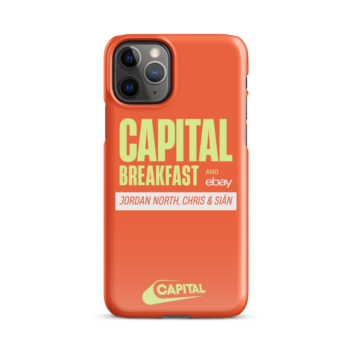 Capital Breakfast Orange Snap case for iPhone®