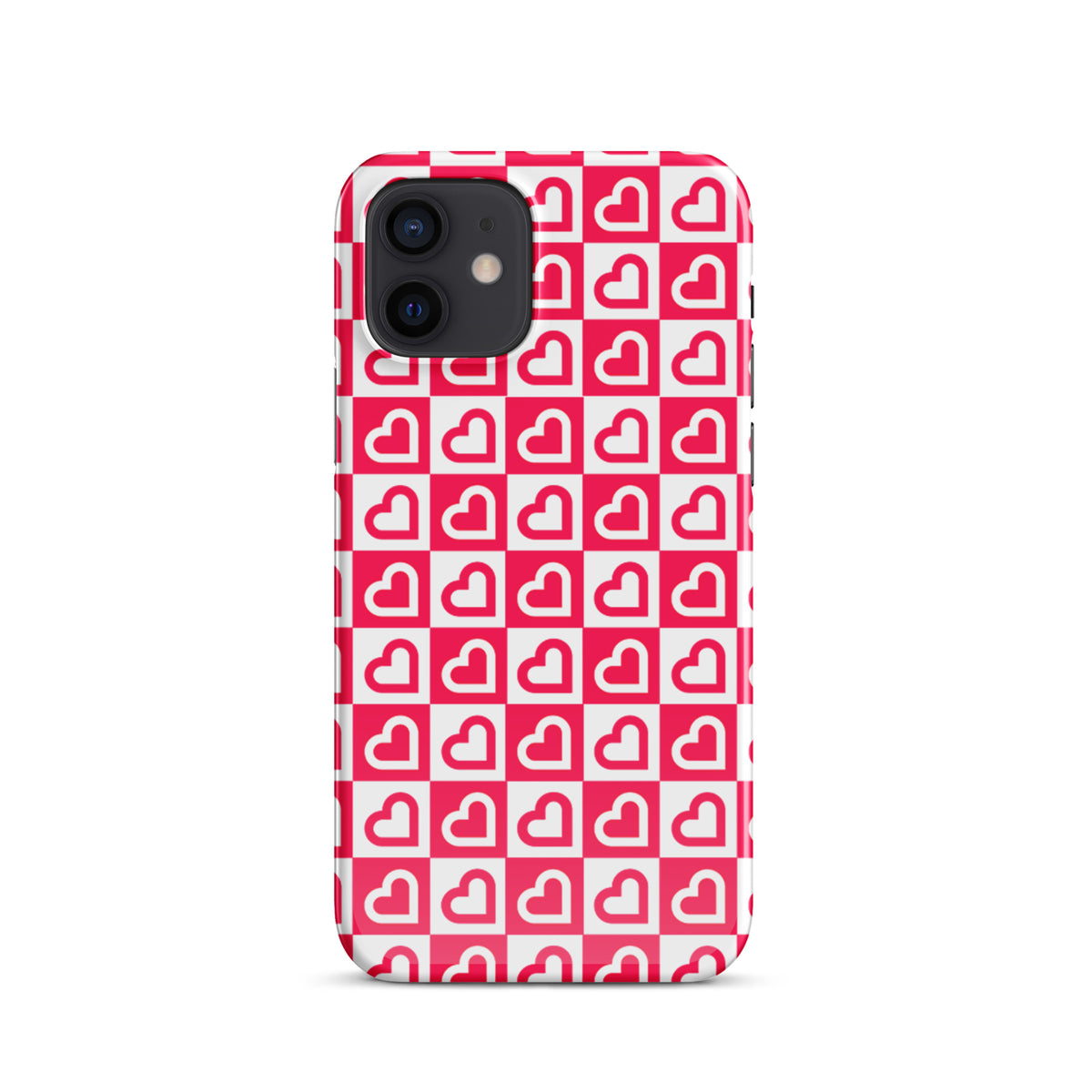 Heart Checkerboard iPhone® Snap Case