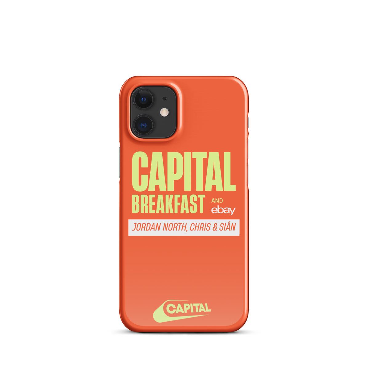 Capital Breakfast Orange Snap case for iPhone®