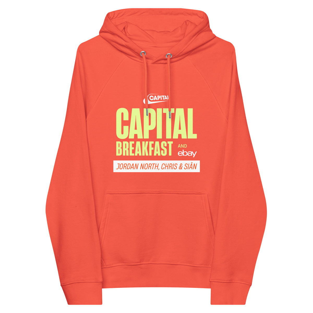Capital Breakfast Orange Hoodie