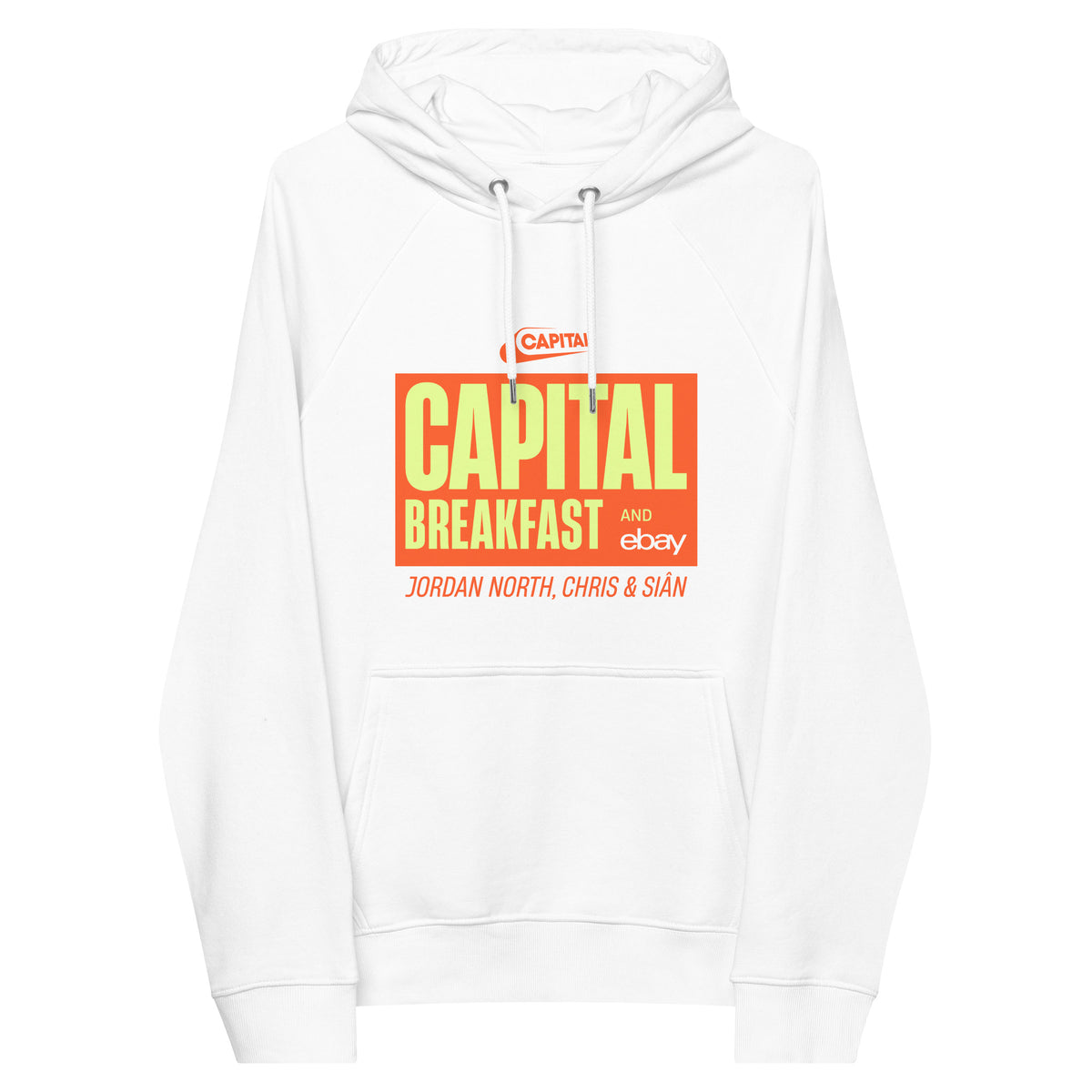 Capital Breakfast White Hoodie