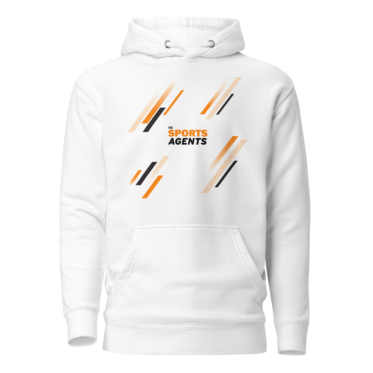 The Sports Agents White Unisex Hoodie