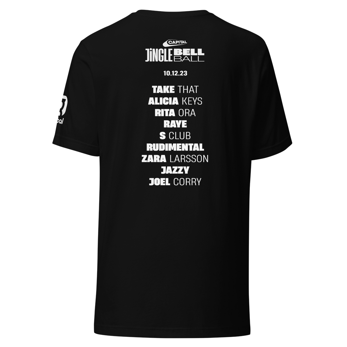 SUNDAY Line Up T-Shirt In Black