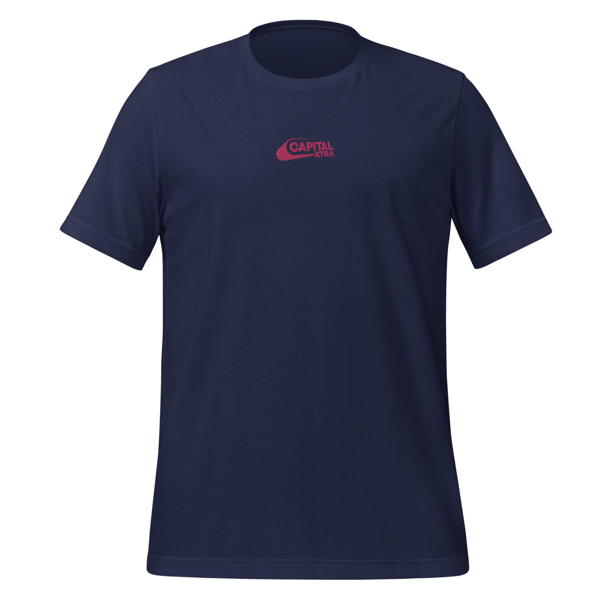 Capital XTRA (Pink Logo) Embroidered Unisex T-Shirt