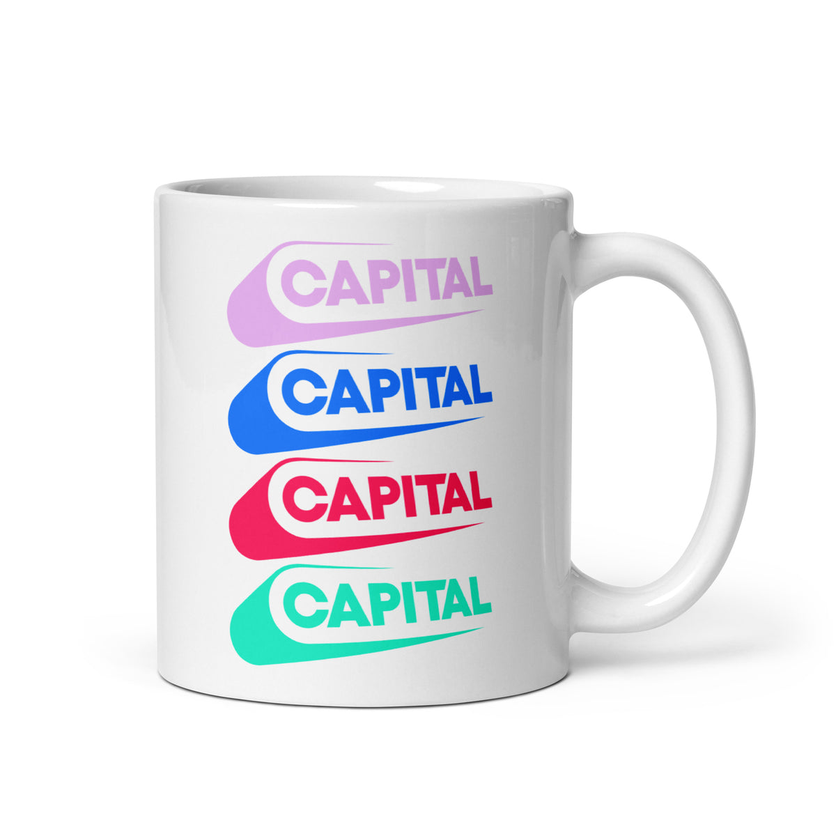 Capital Stack White Mug