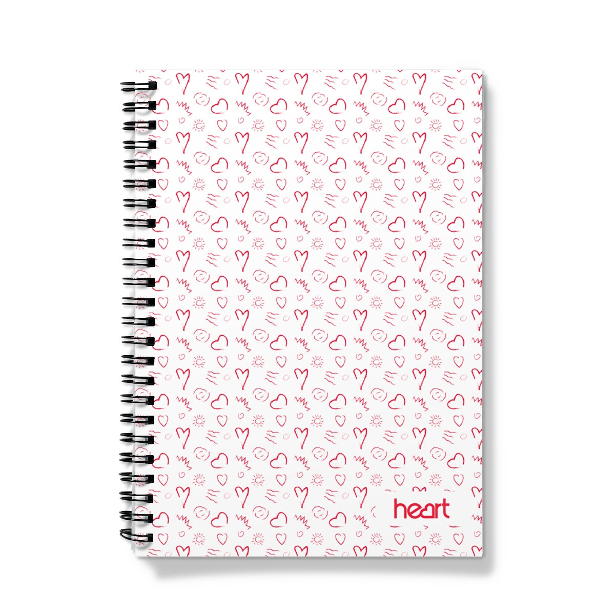 Heart Illustration Notebook