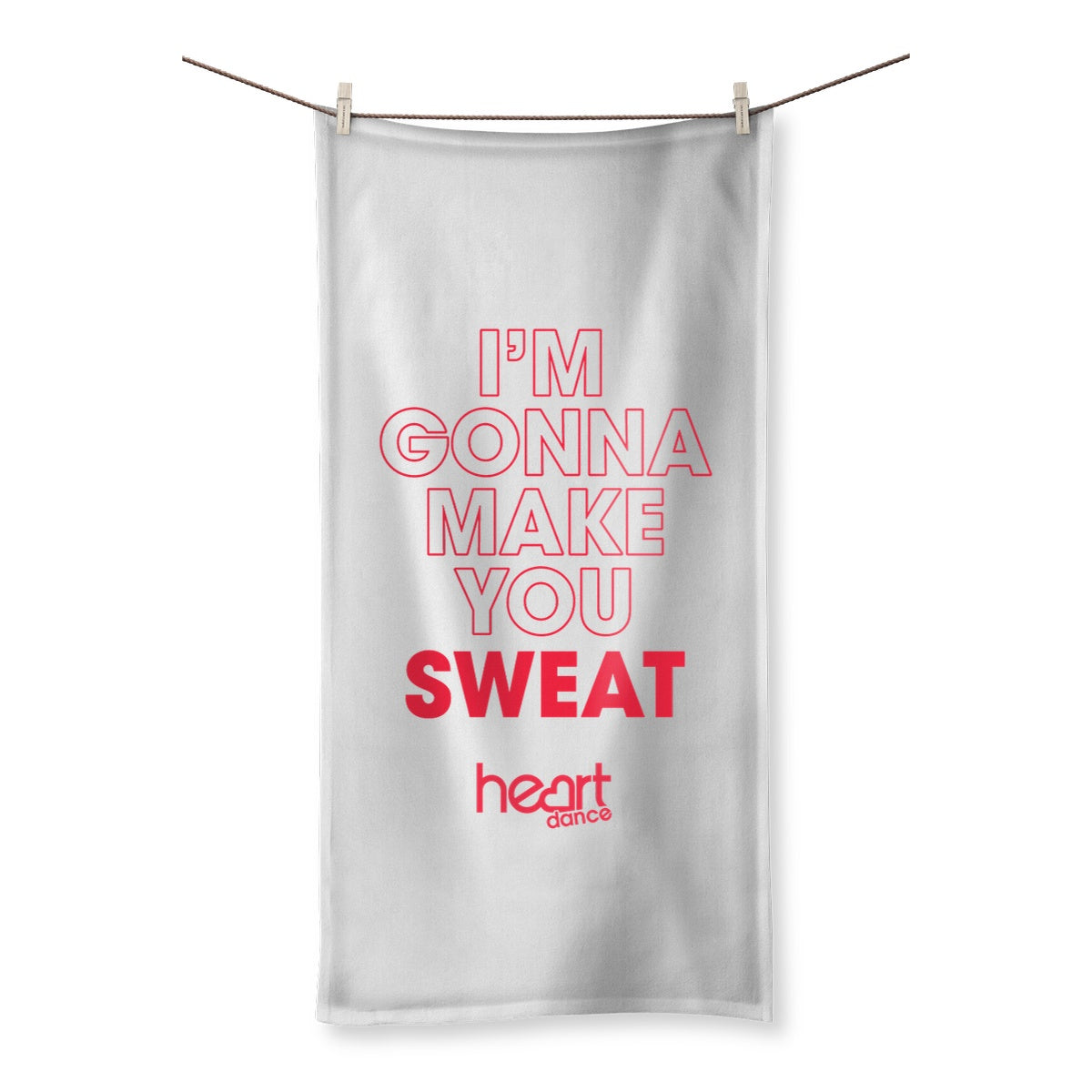 Heart &#39;I&#39;m Gonna Make You Sweat&#39; Towel